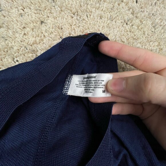 Patagonia Capilene Medium USA Pants Adult Blue Outdoors Hiking Tapered Stretch - Picture 5 of 10